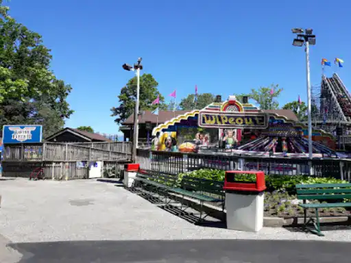 J&P Coatings &ndash; This image shows a lively amusement park, highlighting an area that feels inviting for families. It gives inspiration for creating bright, welcoming spaces.