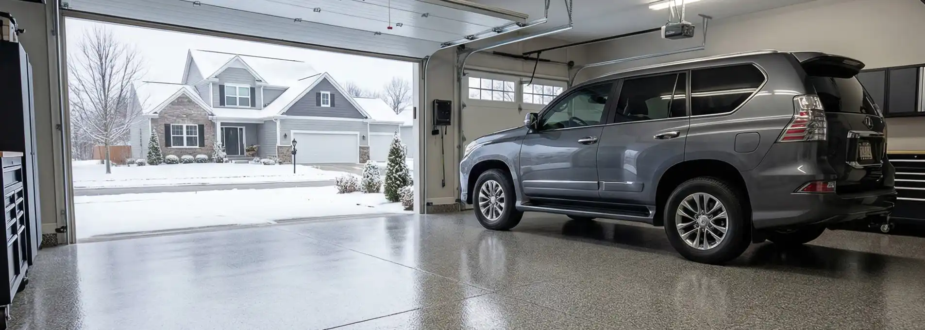 a featured image of Garage Floor Coating Cleveland Ohio Cost