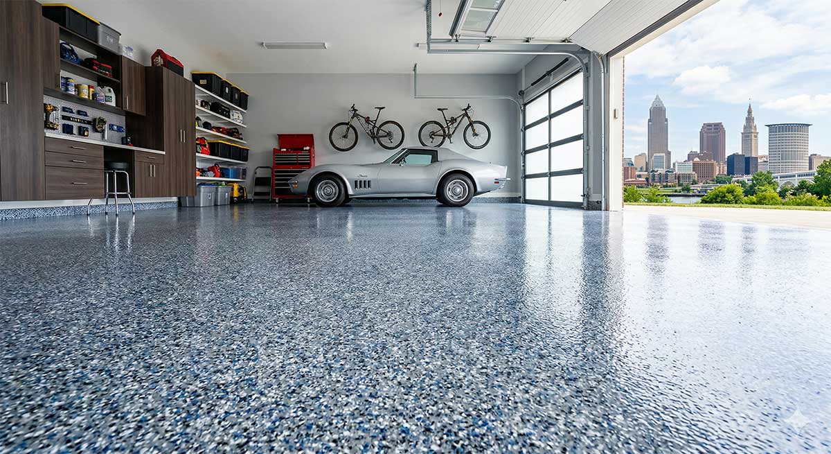 J&P Coatings shows a neat garage floor that makes the space look tidy, safe, and ready for everyday use.
